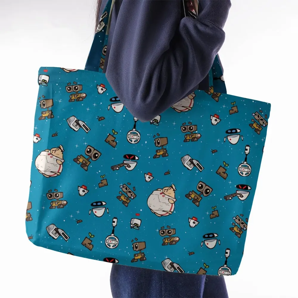 Space Vibes Wall-e Large Tote Bag - 2