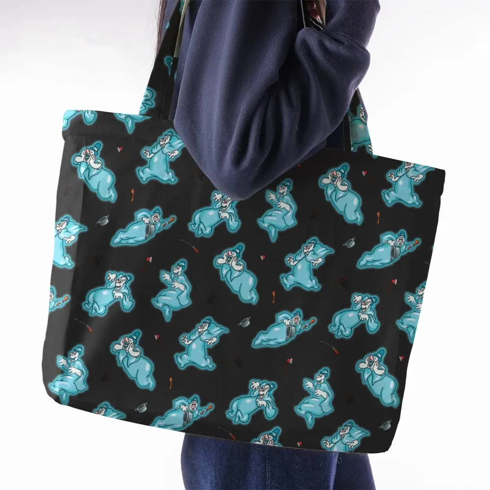 Classic Animated Cartoon Lonesome Ghosts Large Tote Bag - 2
