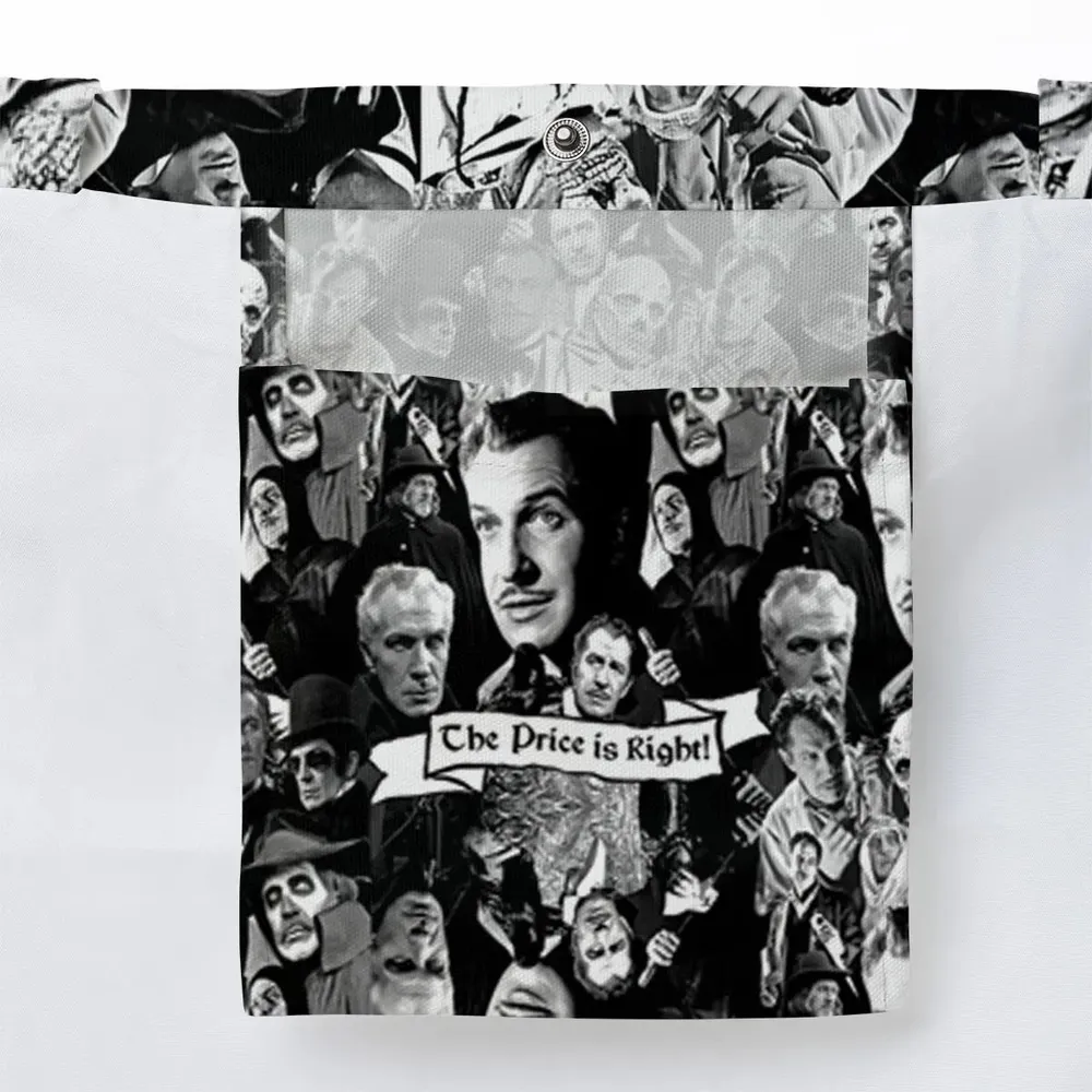 Horror Characters The Many Faces Of Vincent Price Large Tote Bag - 3