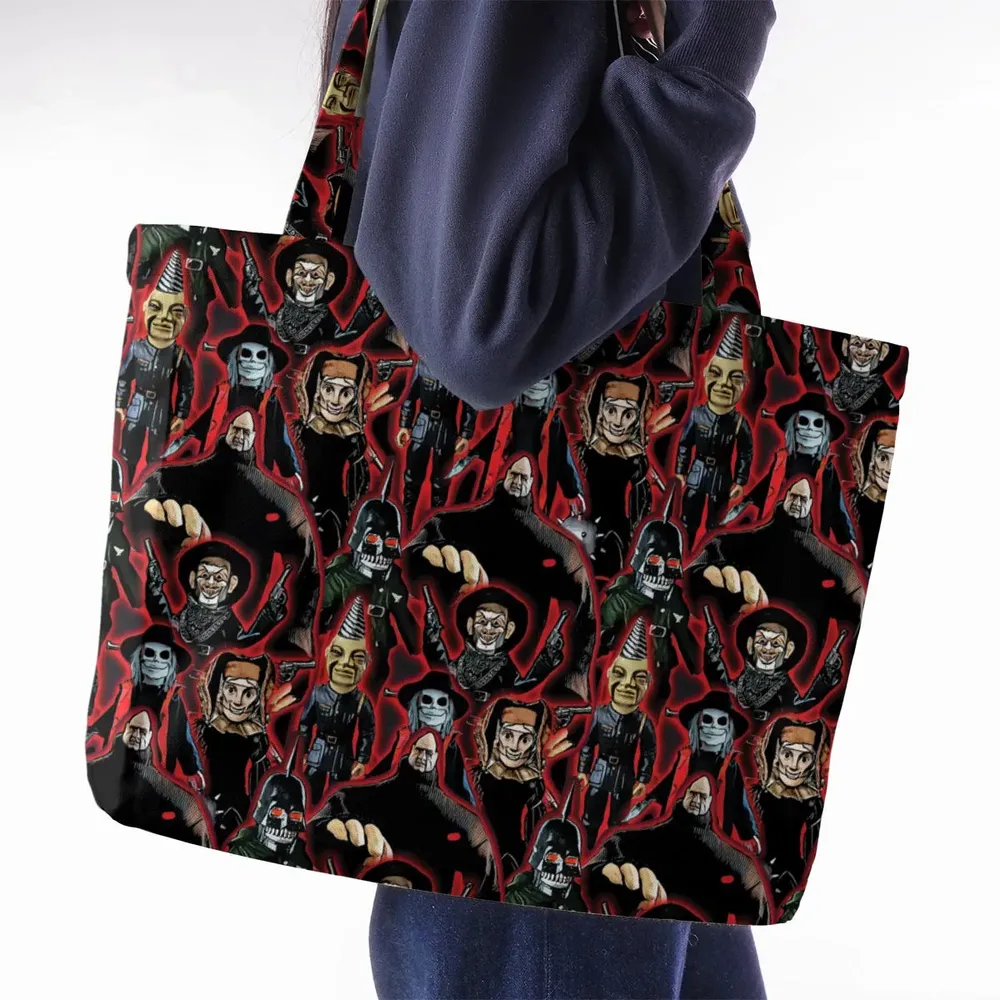 Puppet Master Collage Large Tote Bag - 2