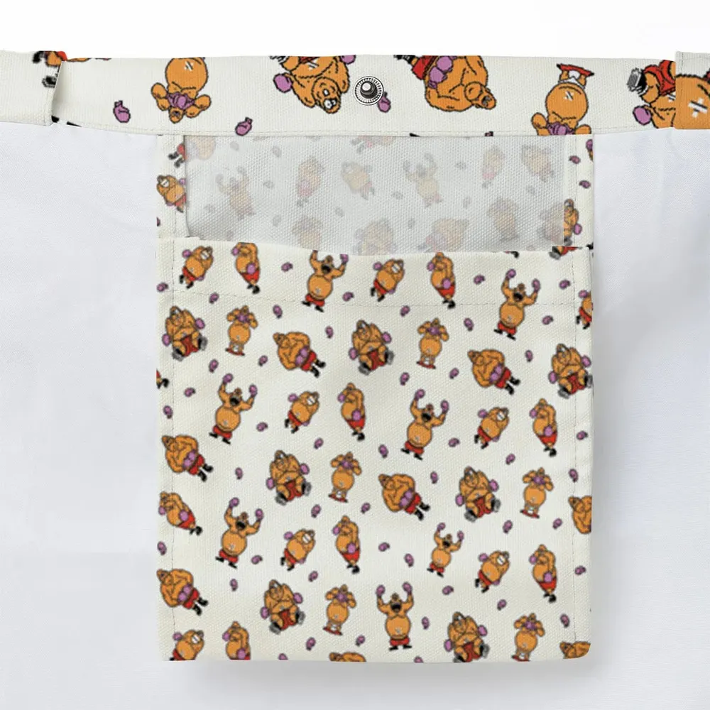 King Hippo Punch Out Large Tote Bag - 3