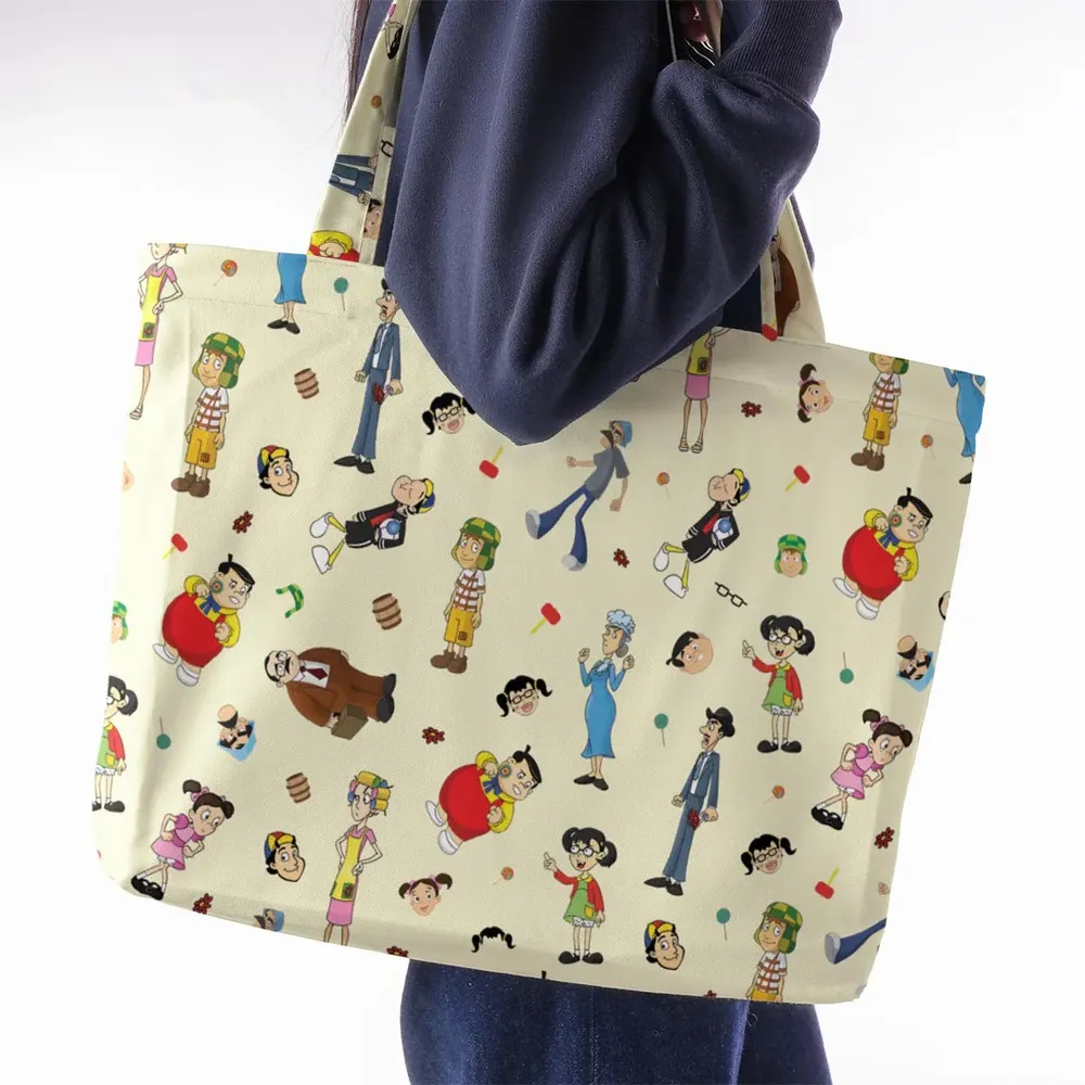 El Chavo Cartoon Characters Large Tote Bag - 2