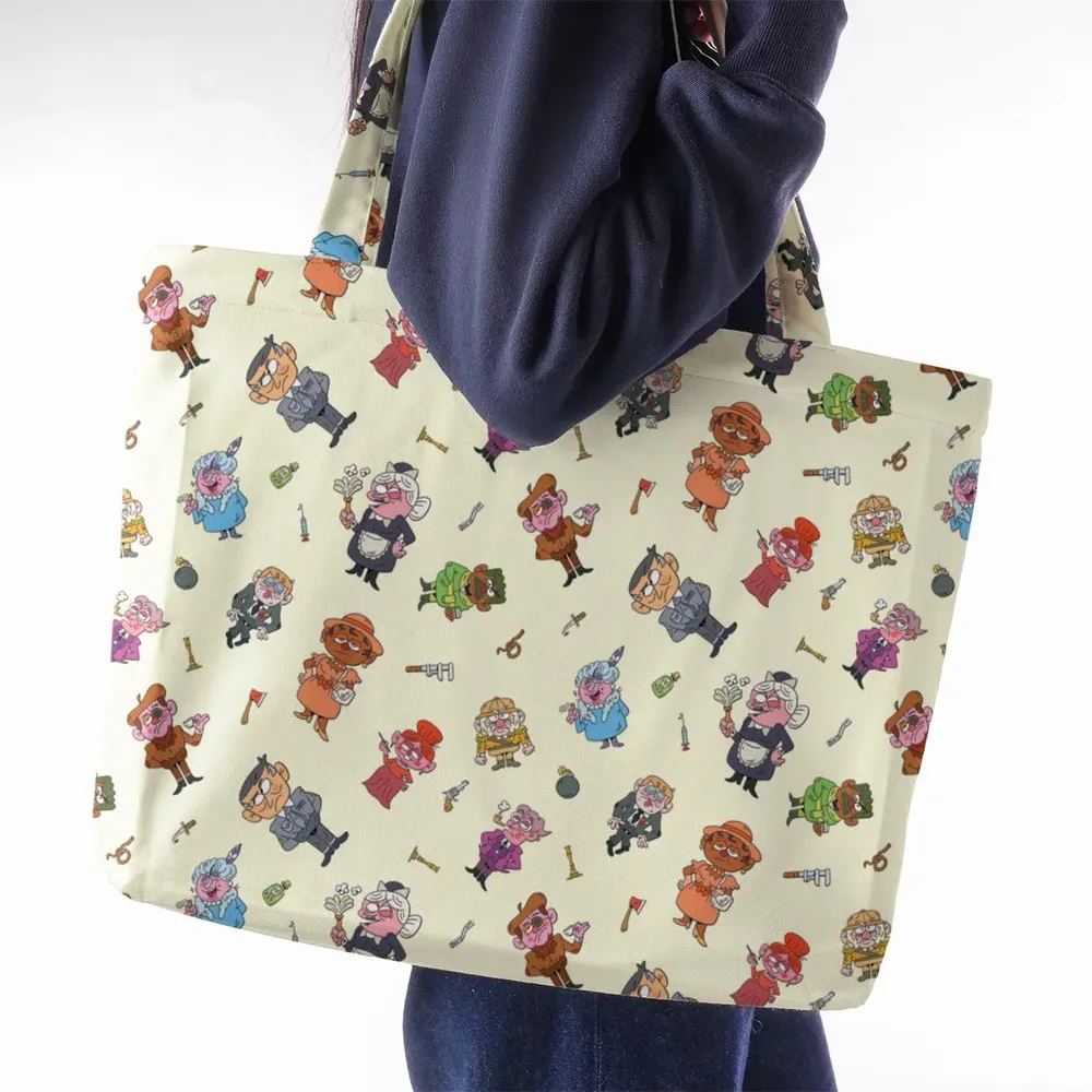 Board Game Drip Clue Large Tote Bag - 2