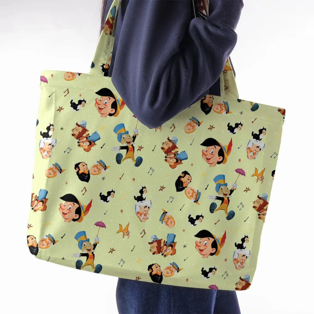 I Can't Stop Lying Pinocchio Large Tote Bag - 2