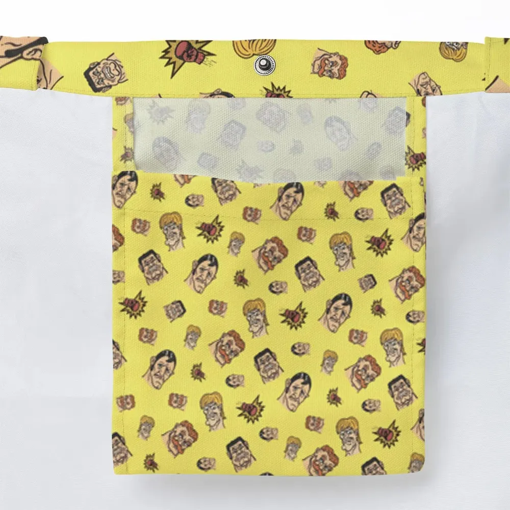 Retro Ring Kings Punch-out Large Tote Bag - 3