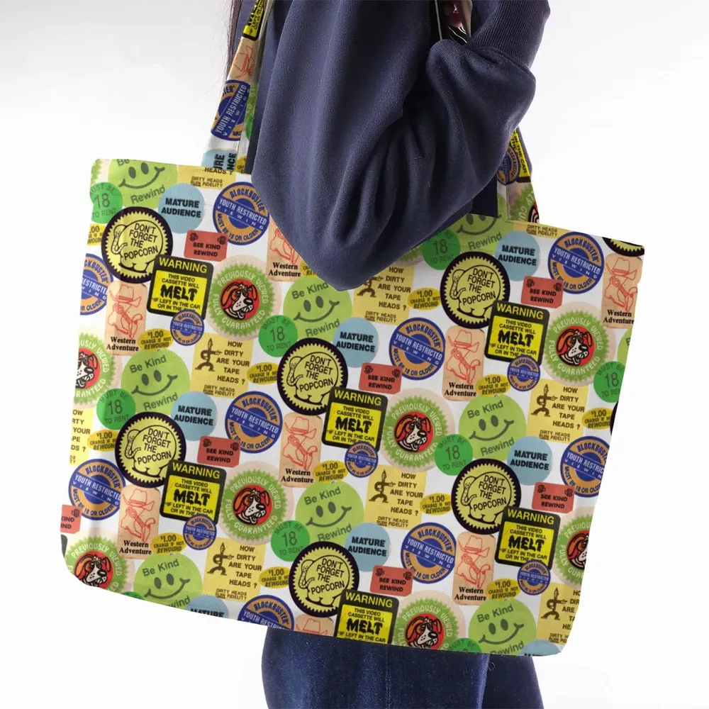 1976 Future Is Here VHS Large Tote Bag - 2