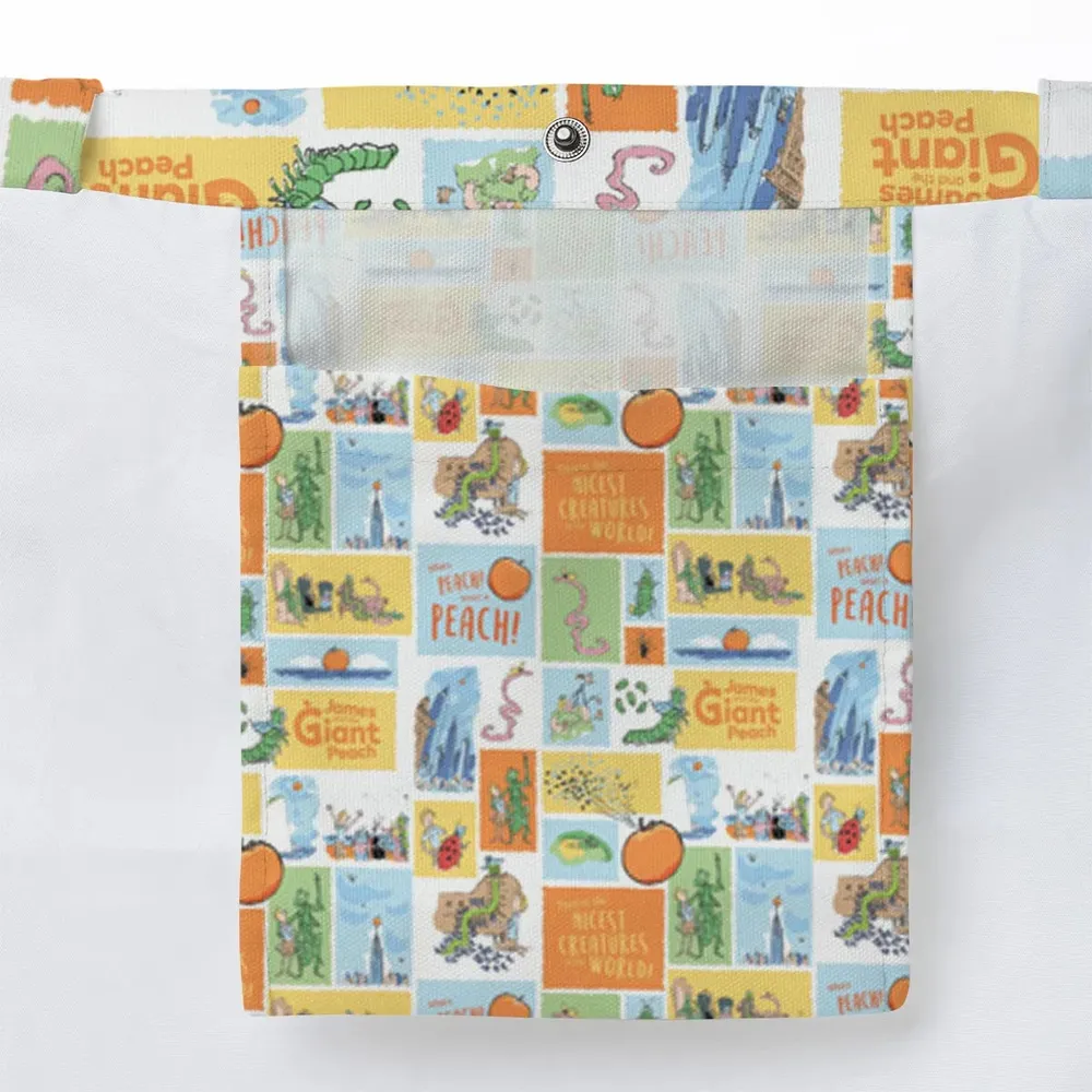 Children's Tales What A Peach James And The Giant Peach Large Tote Bag - 3