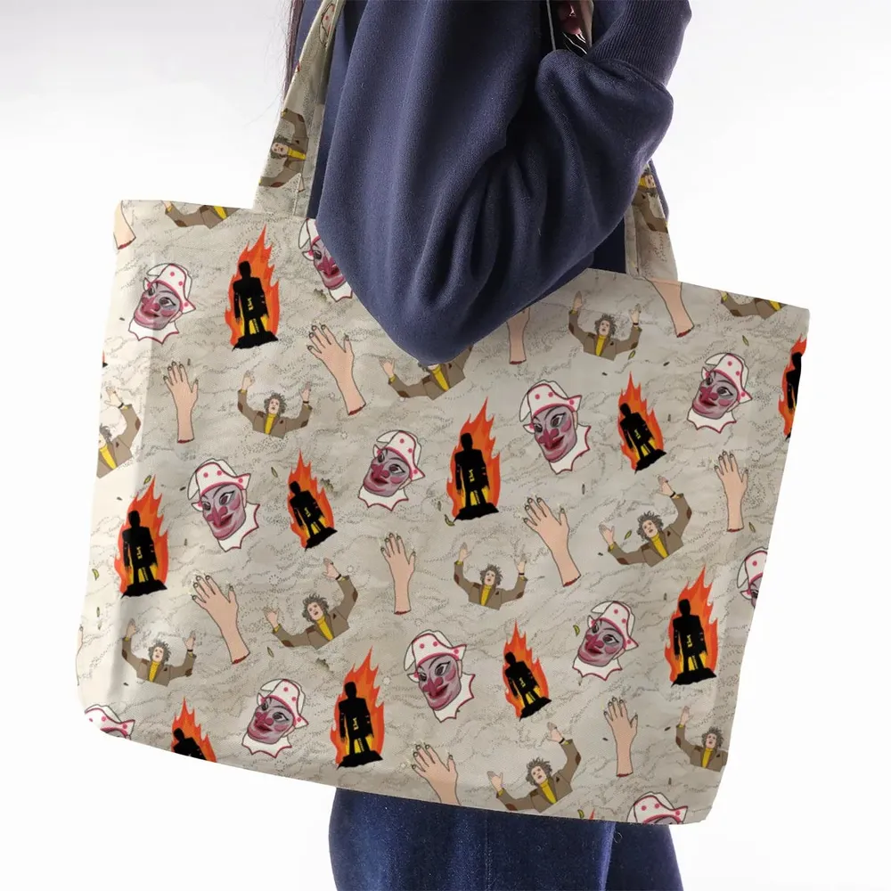 The Wicker Man Pattern Large Tote Bag - 2