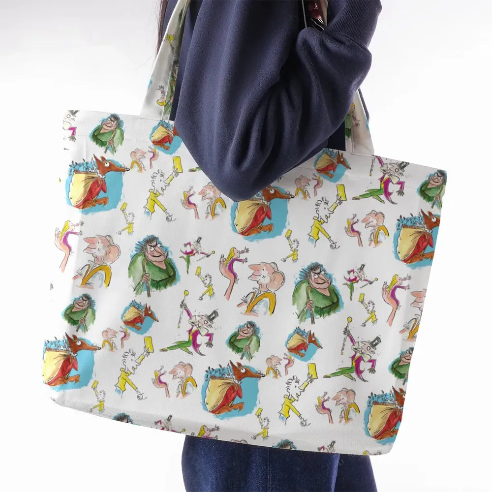 Roald Dahl Characters Large Tote Bag - 2