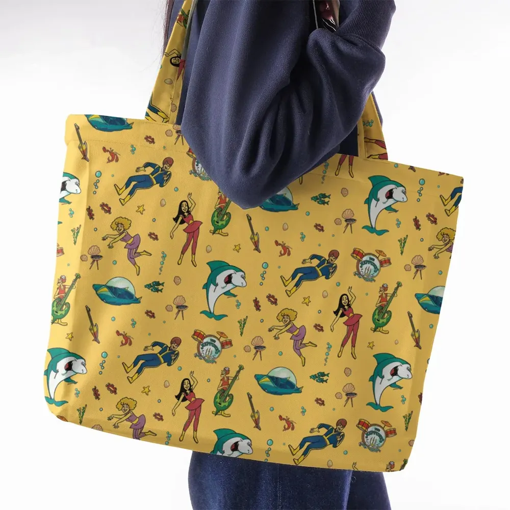Undersea Style Jabberjaw Large Tote Bag - 2