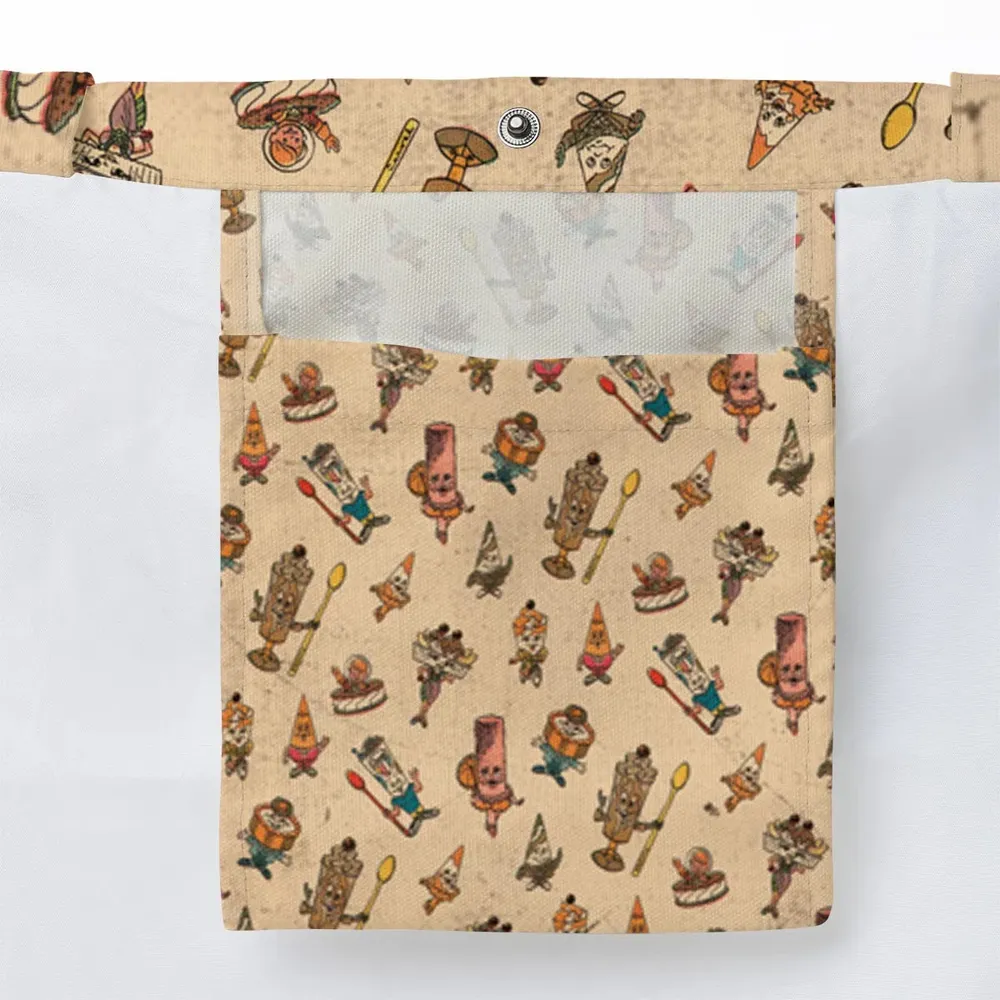 Retro Dessert Mascots Carvel comic book Ice Cream Large Tote Bag - 3