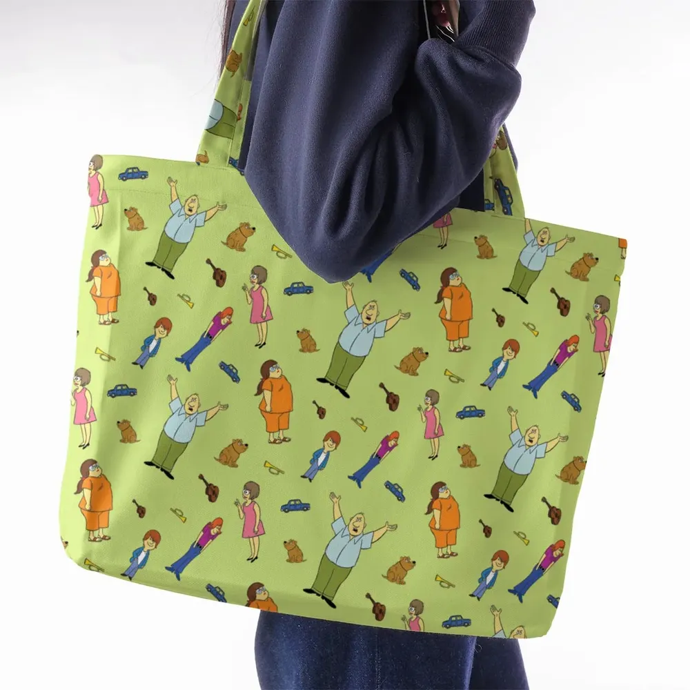 Wait Till Your Father Gets Home Characters Large Tote Bag - 2