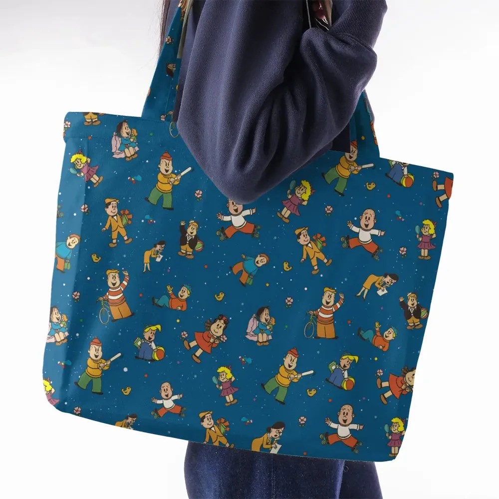 Cartoon Throwback The Little Lulu Show Large Tote Bag - 2