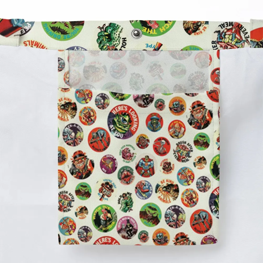Nostalgic Memories Ugly Buttons Large Tote Bag - 3
