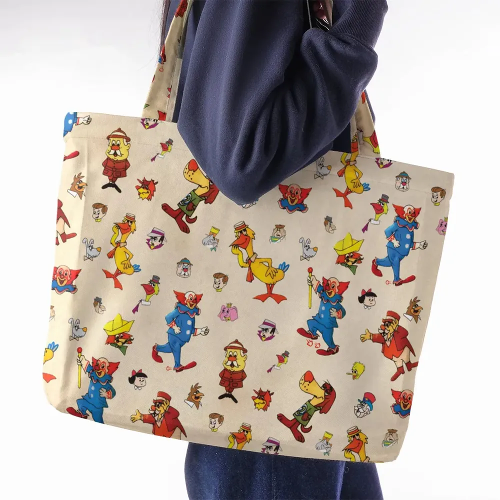 Bozo The Clown And Friends Large Tote Bag - 2