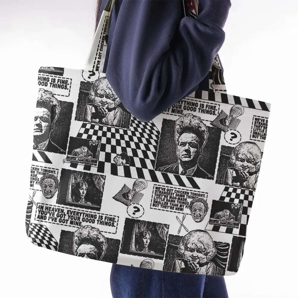 Surreal Disturbing Atmospheric A nightmare Eraserhead Large Tote Bag - 2