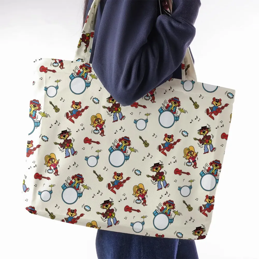 Cartoon band The Sugar Bears Large Tote Bag - 2