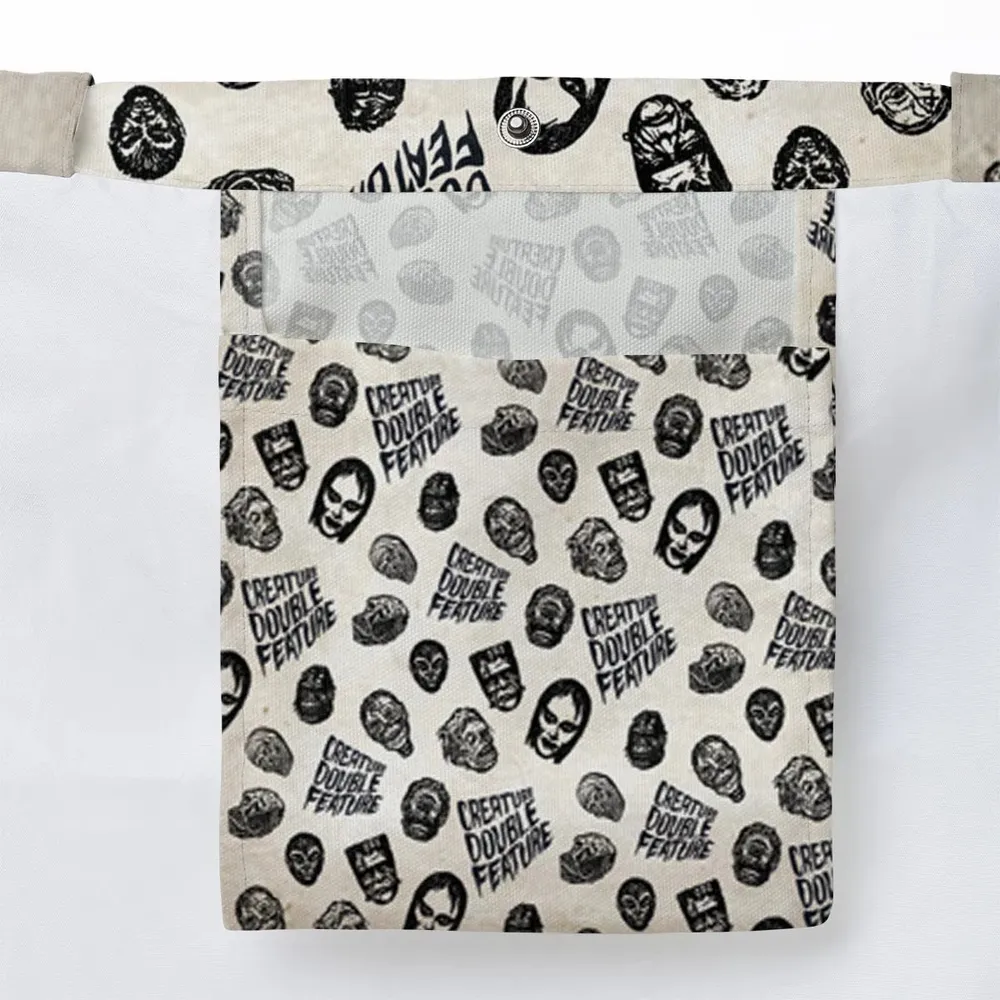 Creature Double Feature Horror Characters Large Tote Bag - 3