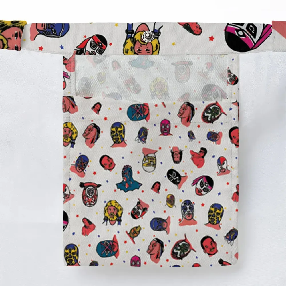 Lucha Libre Wrestling Large Tote Bag - 3