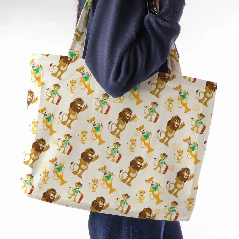 Between The Lions Characters Large Tote Bag - 2