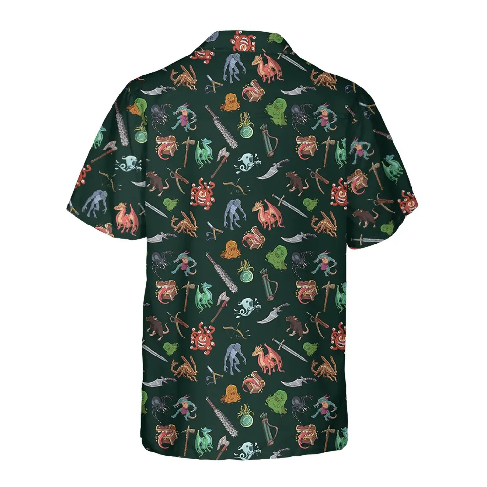 D&D Monster Hawaiian Shirt - 2
