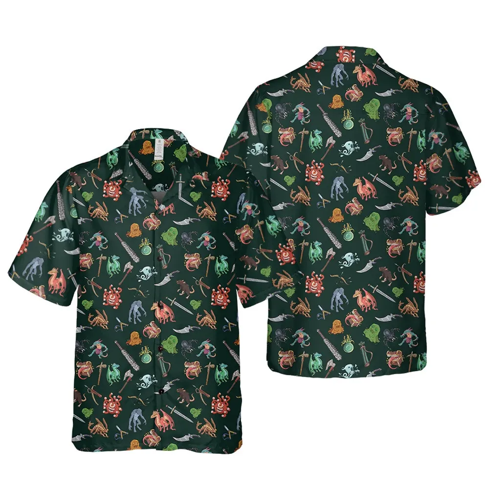 D&D Monster Hawaiian Shirt - 3