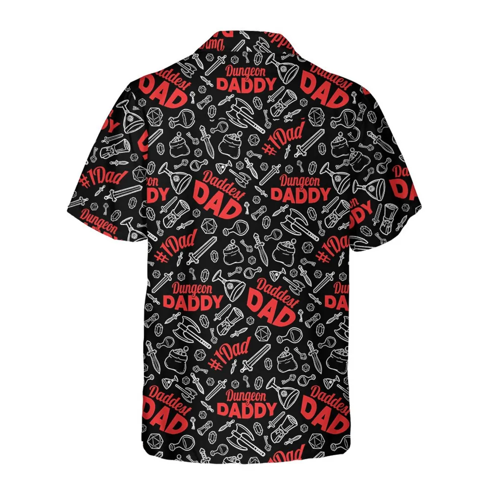 Dungeon Daddy Black Hawaiian Shirt - 2