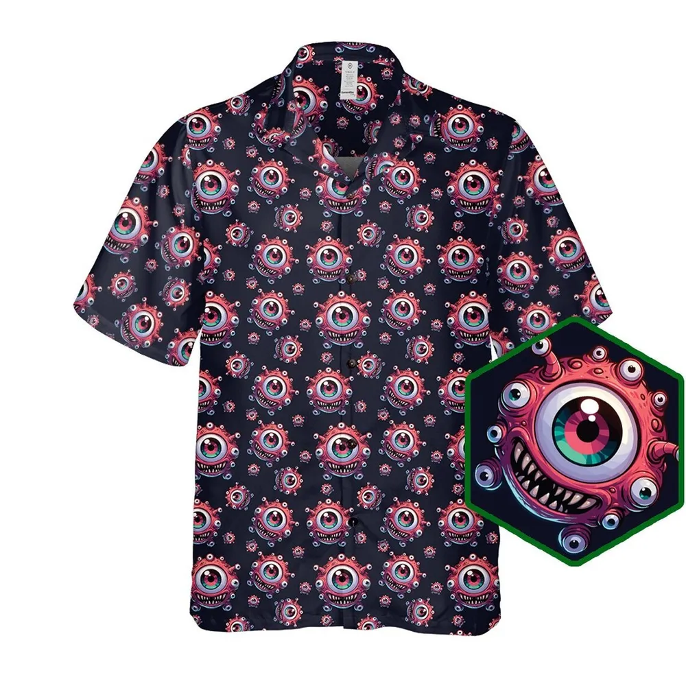 Monster Beholder Hawaiian Shirt - 1