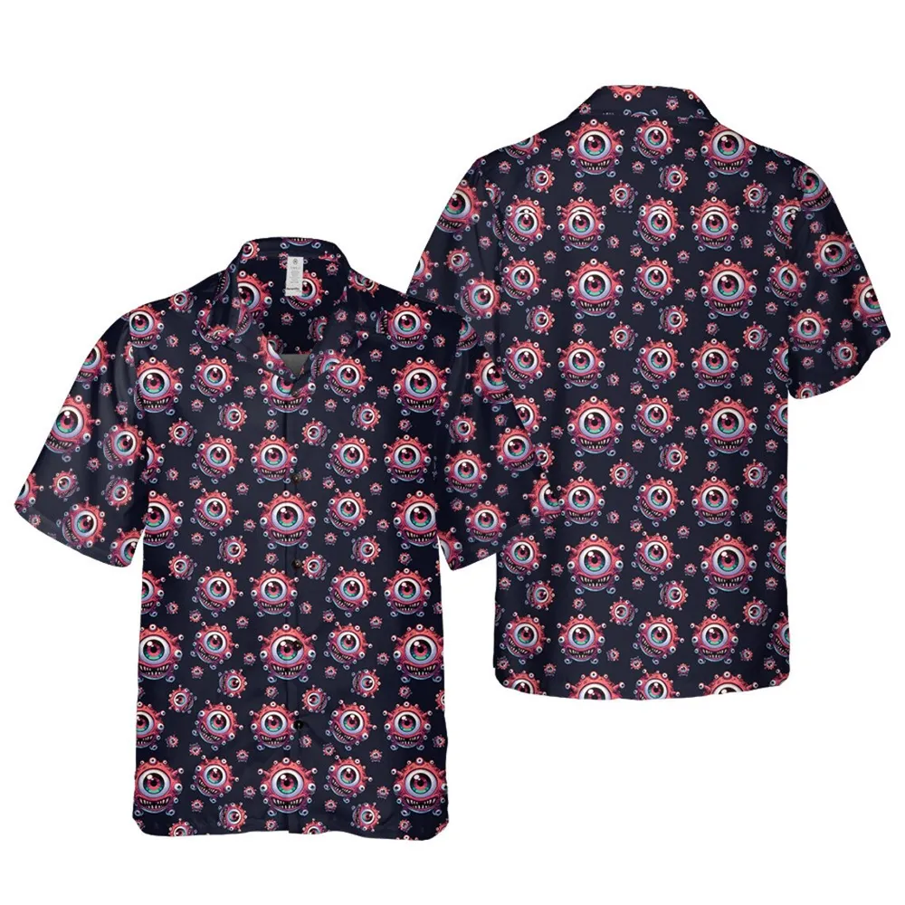 Monster Beholder Hawaiian Shirt - 3