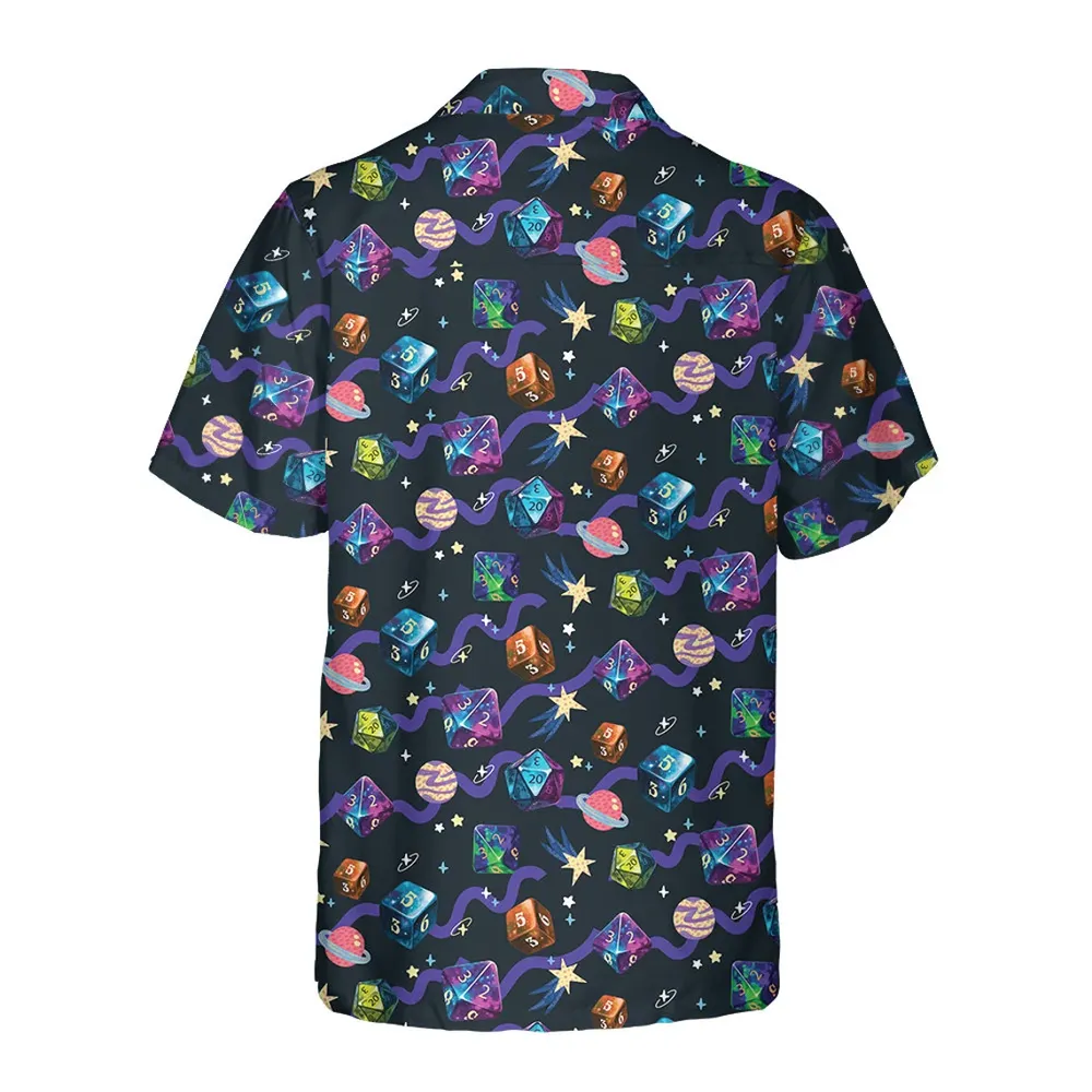 Galaxy Of Dices Hawaiian Shirt - 2