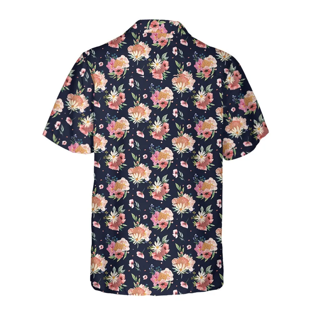 Dice Flower Hawaiian Shirt - 2