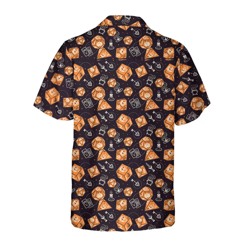 Spooky Dice Halloween Hawaiian Shirt - 2
