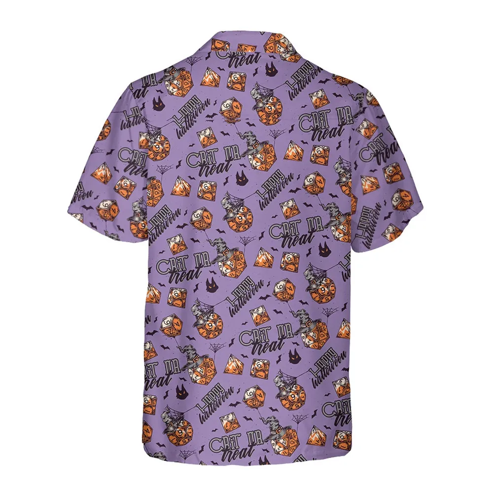 Halloween Spooky Dices Hawaiian Shirt - 2