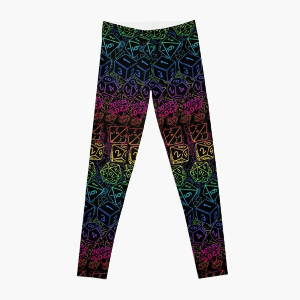 DnD D20 Rainbow Leggings - 1