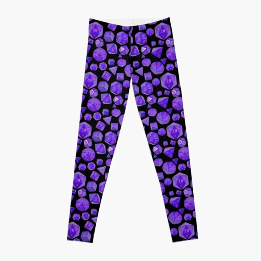 Amethyst Dice Leggings - 1