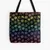 Rainbow Dice Lined Tote Bag - 1
