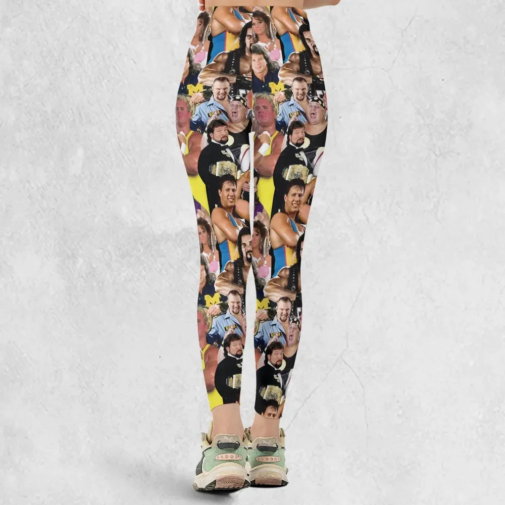 Early 90s Great Era Of WWF Legging - 3