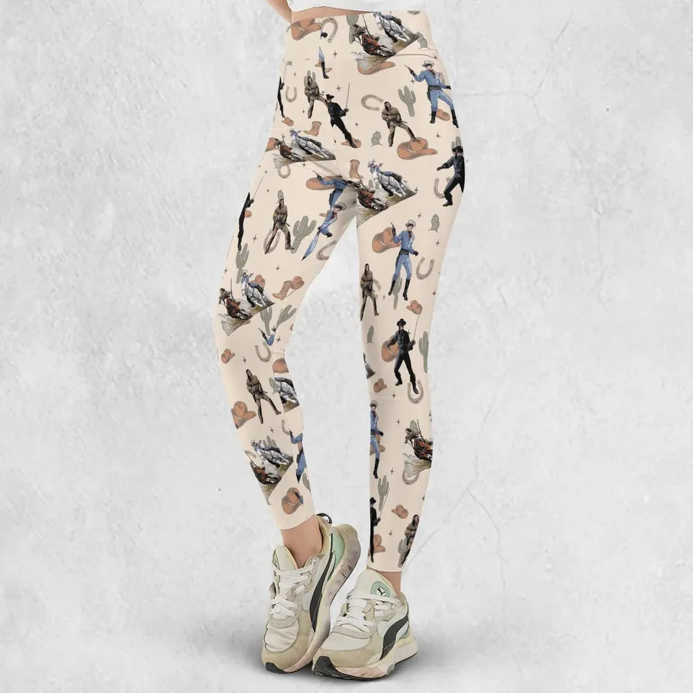 Old Western The Lone Ranger Zorro Tarzan Legging - 2