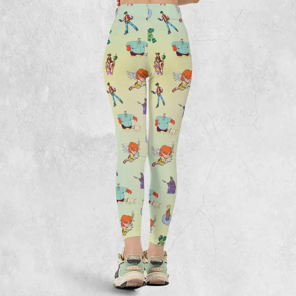 80s Captain N: The Game Master Characters Legging - 3