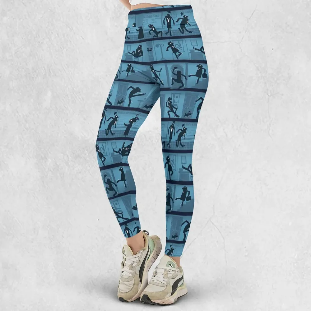 Walking In The Darkness Silly Walks Legging - 2