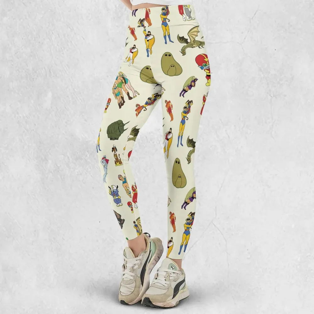 Herculoids and The Rest Of Hanna Barbera Space Stars Legging - 2