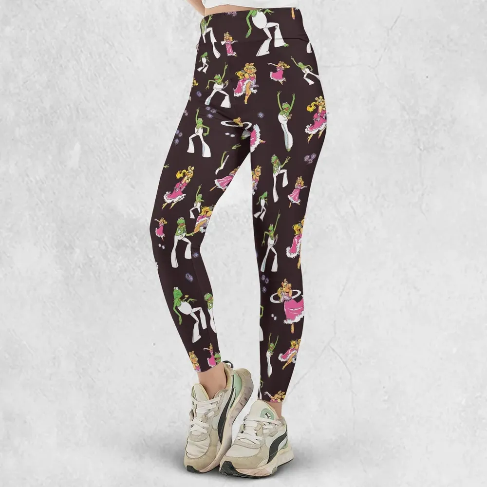Disco Couple Kermit And Piggy The Muppet Show Legging - 2
