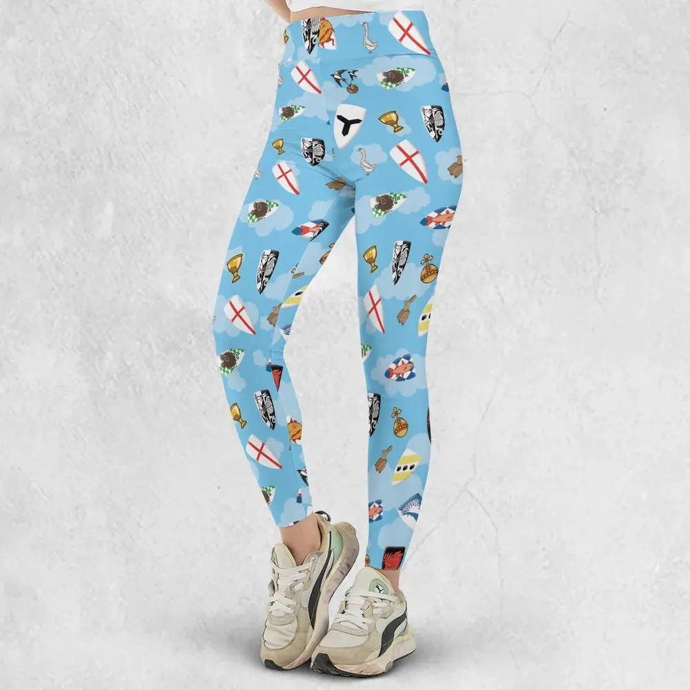 Coat Of Arms Monty Python and the Holy Grail Legging - 2