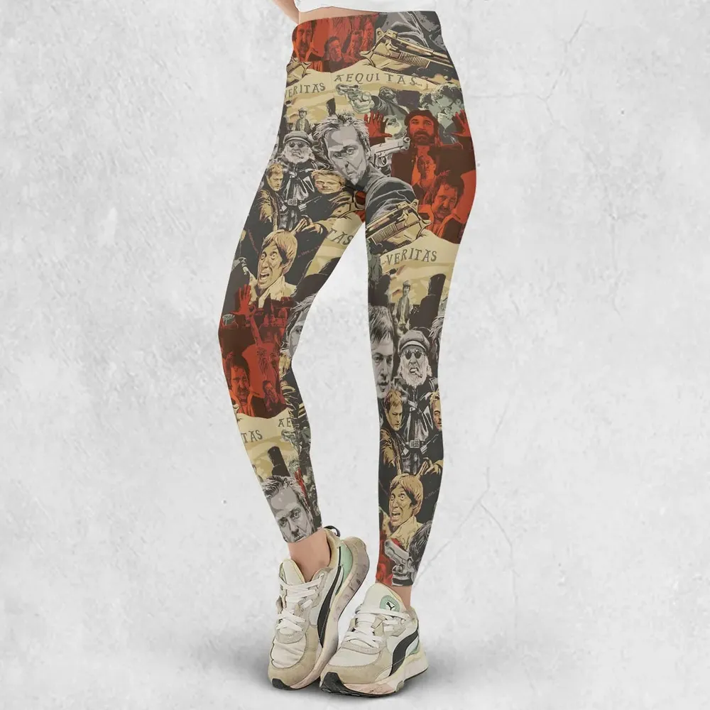 Retro 90s Action Film The Boondock Saints Legging - 2