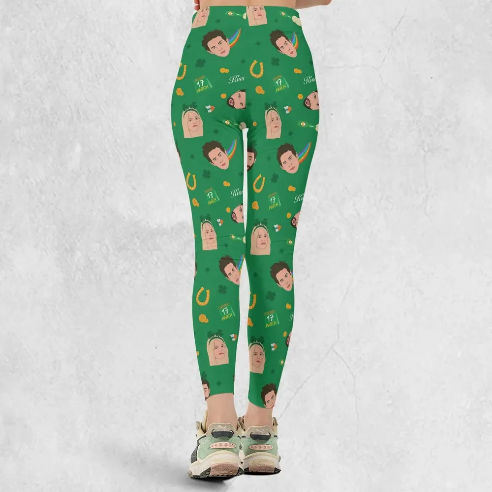 Kiss Me I'm Irish It's Always Sunny in Philadelphia Legging - 3