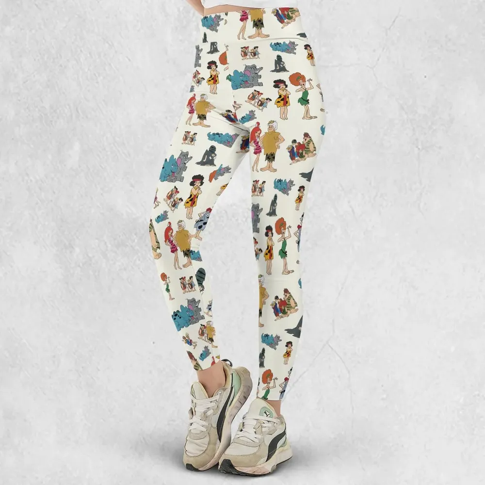 The Pebbles and Bamm Bamm Show Characters Legging - 2