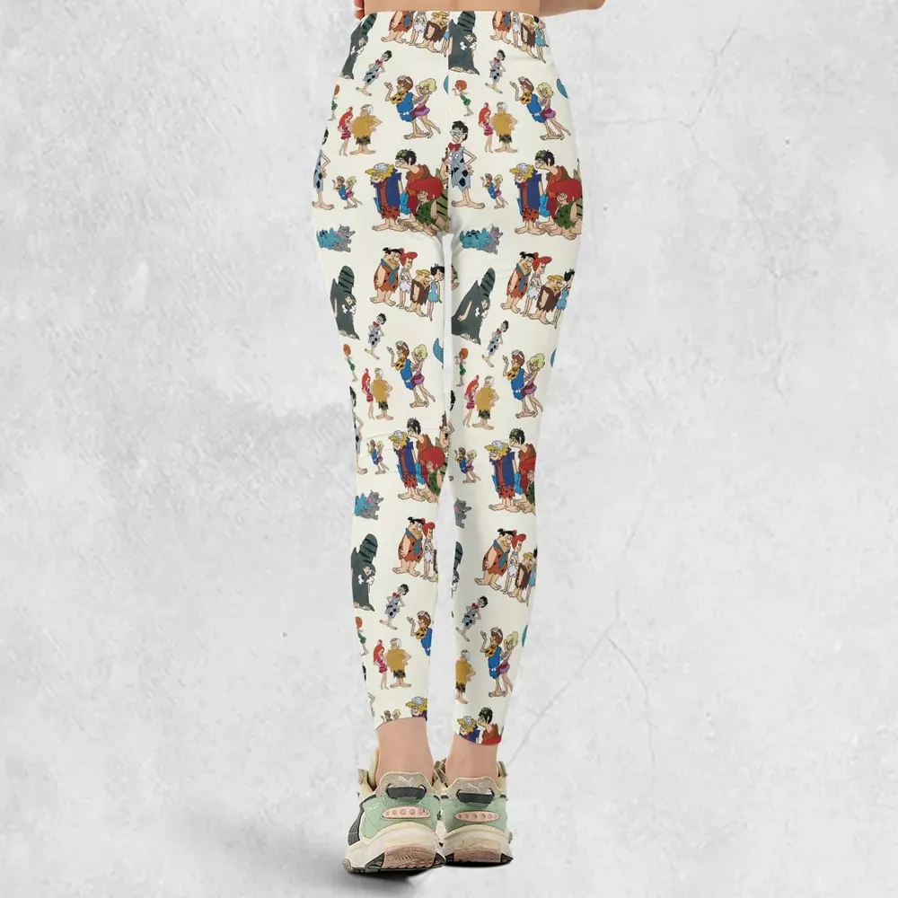 The Pebbles and Bamm Bamm Show Characters Legging - 3