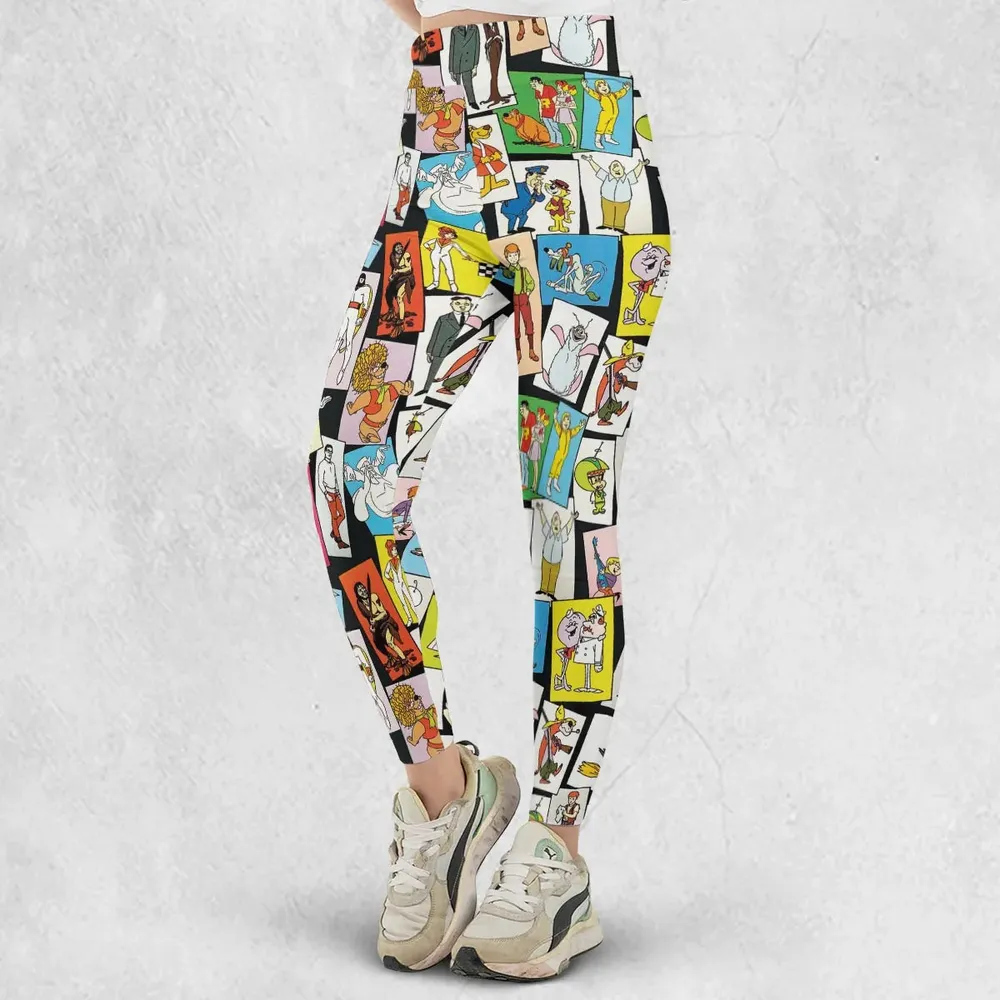 Back To The Day Old Cartoon Shows Legging - 2