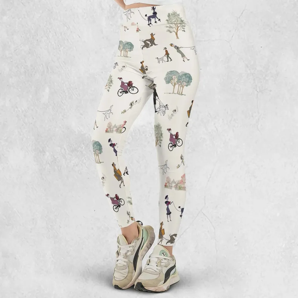 Dog Walking Look Alikes 101 Dalmations Legging - 2