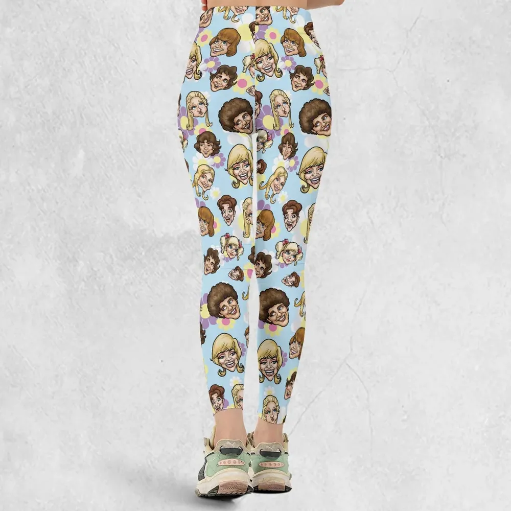 Retro TV The Brady Bunch Characters Legging - 3